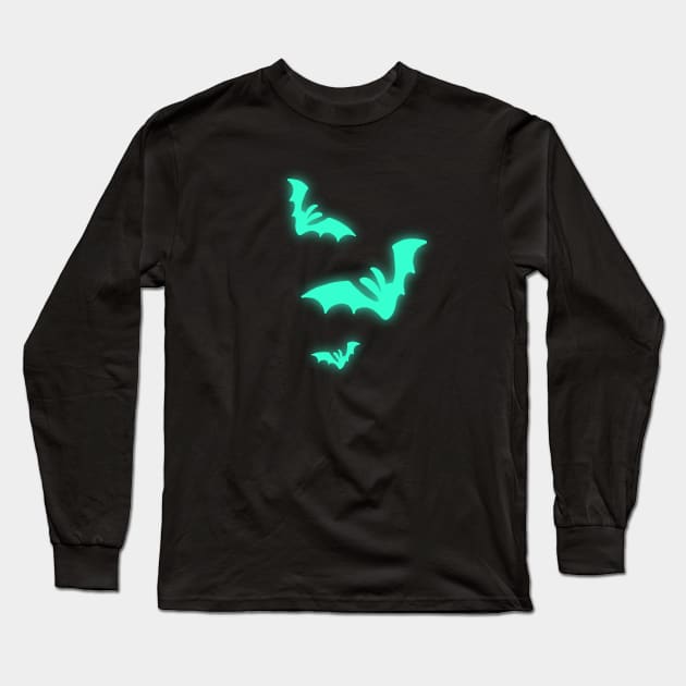 Bats Long Sleeve T-Shirt by WiliamGlowing